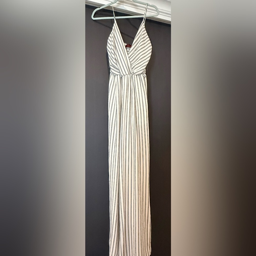 Elegant Striped Women's Jumpsuit